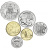 фото Австралия набор из 6 монет 2000-2012 UNC 5, 10, 20, 50 центов, 1, 2 доллара