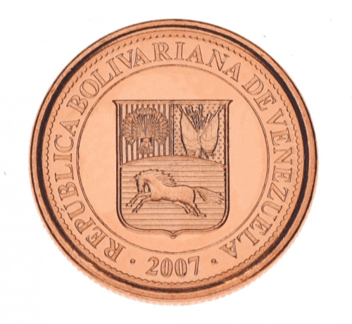фото Венесуэла 1 сентимо 2007 UNC