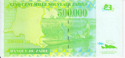 фото Заир 500000 заир 1996 UNC (P78)