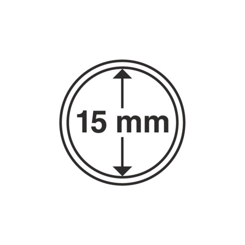 фото Капсула для монеты 15 мм, Leuchtturm
