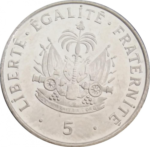 фото Гаити 5 сантимов 1997 UNC (KM#154a)