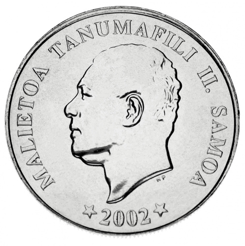 фото Самоа набор из 5 монет 2002-2010 UNC 5, 10, 20, 50 сене, 1 тала