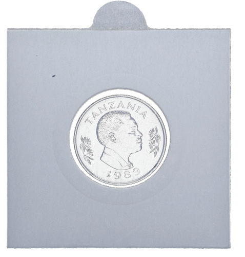 фото Танзания 50 сенти 1989 UNC Заяц