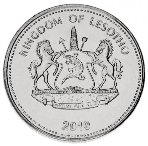 фото Лесото 5 малоти 1998-2016 UNC