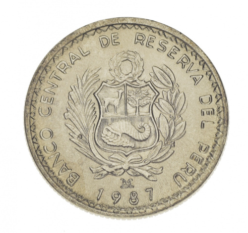 фото Перу 5 инти 1986 VF-AU