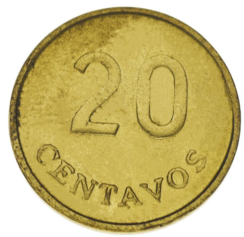 фото Перу 20 сентаво 1975 F-VF