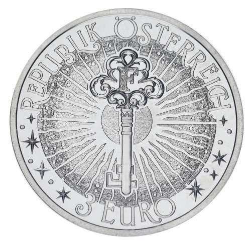 фото Австрия 3 евро 2026 UNC Мифические существа - Эльф
