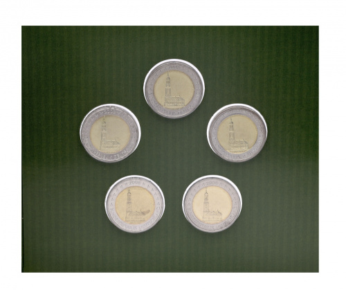 фото Германия набор из 5 монет по 2 евро 2008 A, D, F, G, J «Гамбург» UNC в сувенирной упаковке