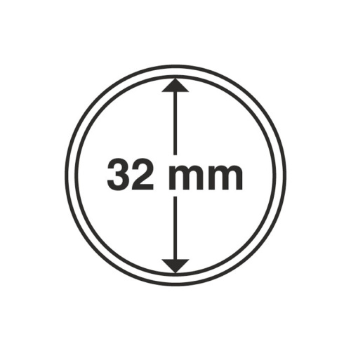 фото Капсула для монеты 32 мм, Leuchtturm