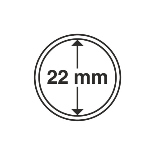 фото Капсула для монеты 22 мм