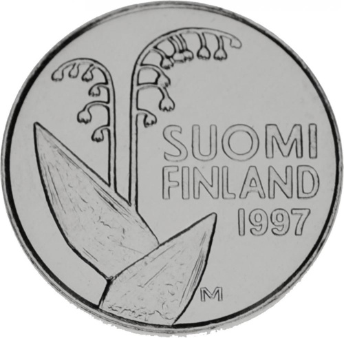 фото Финляндия 10 пенни 1997 UNC