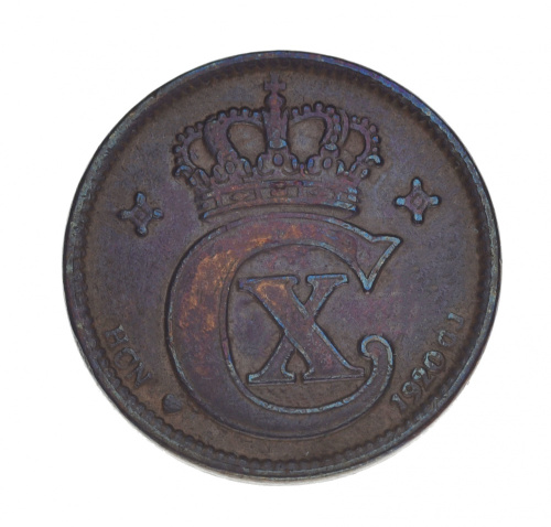 фото Дания 2 оре 1920 G-VG