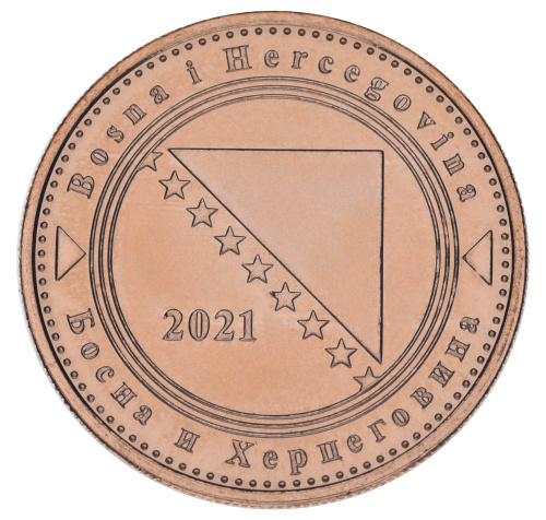 фото Босния и Герцеговина 50 фенингов 2021 UNC
