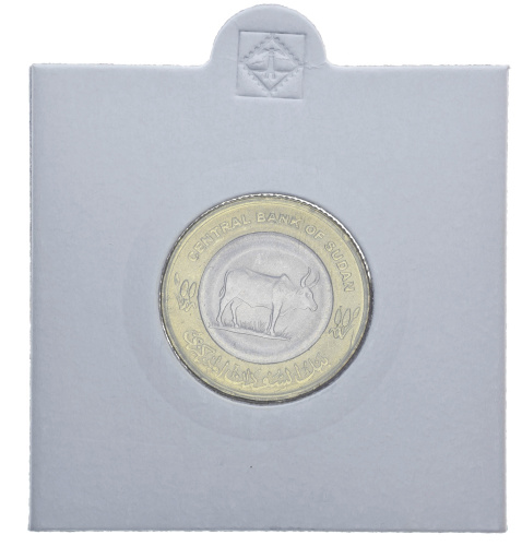 фото Судан 20 пиастр 2006 Биметалл UNC Бык Буйвол