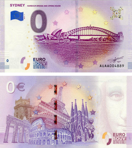 фото Австралия 0 ЕВРО 2019 «Город Сидней» UNC