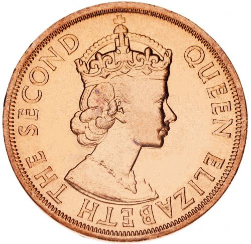 фото Восточные Карибы набор из 3 монет 1955-1965 AU-UNC 0,5, 1, 2 цента