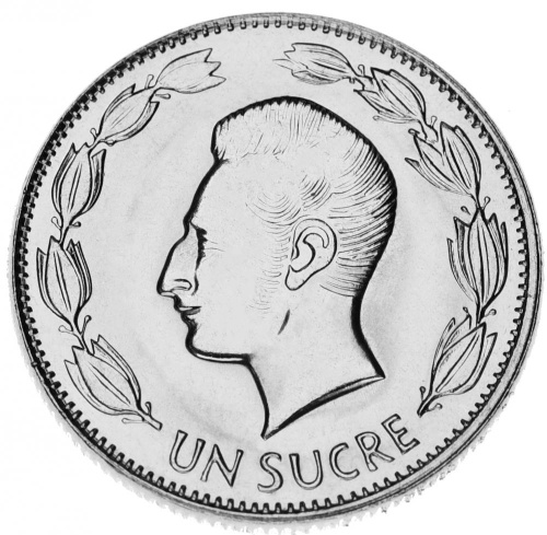 фото Эквадор 1 сукре 1990 UNC