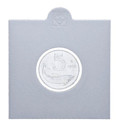 фото Италия 5 лир 1955 F-VF Рыба