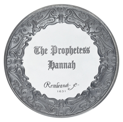 фото США Памятная медаль 1972-1976 Серебро Proof Рембрандт - Пророчица Анна (Ag 925, 67 грамм)