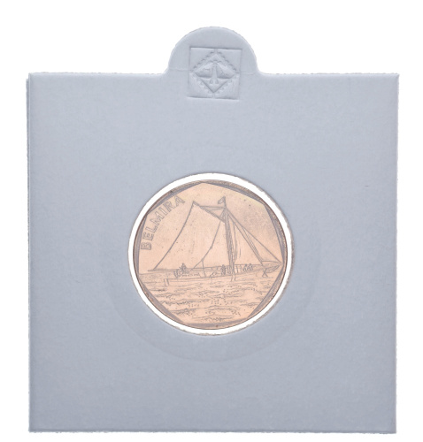 фото Кабо-Верде 5 эскудо 1994 UNC Парусник Бельмира