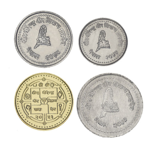 фото Непал набор из 4 монет 1994-2009 UNC