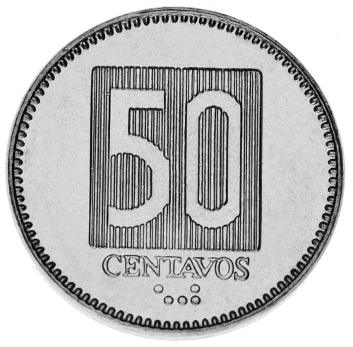фото Эквадор 50 сентаво 1988 UNC