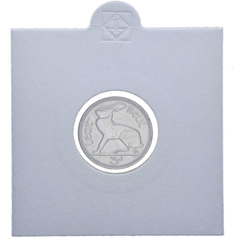 фото Ирландия 3 пенса 1968 F-VF Заяц