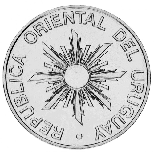 фото Уругвай 5 песо 1989 UNC