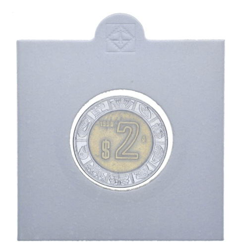 фото Мексика 2 песо Биметалл 1998 F-VF