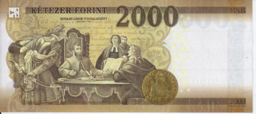 фото Венгрия 2000 форинтов 2016 UNC (P204a)