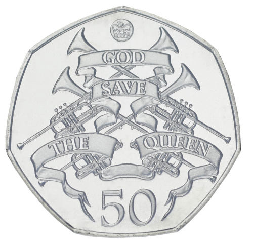 фото Южная Джорджия и Южные Сандвичевы острова 50 пенсов 2022 UNC Боже, храни королеву в сувенирной упаковке