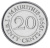 фото Маврикий 20 центов 1996 UNC