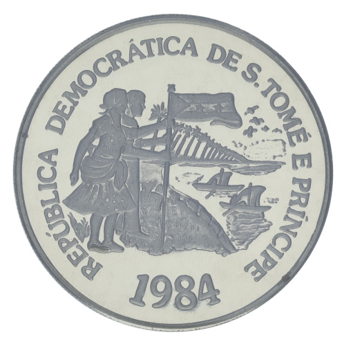 фото Сан-Томе и Принсипи 20 добра 1984 UNC Спортивная гимнастика