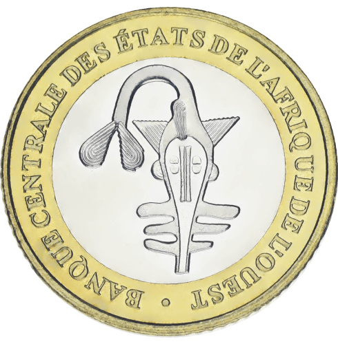 фото Западная Африка 500 франков 2003 Биметалл UNC