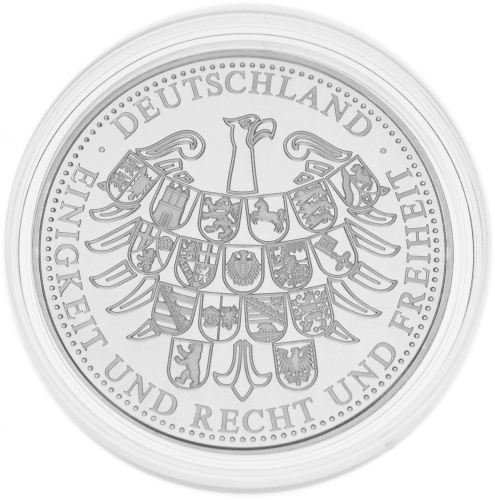 фото Германия Памятная медаль 2012 «85 лет Папе Бенекдикту XVI» Серебро UNC