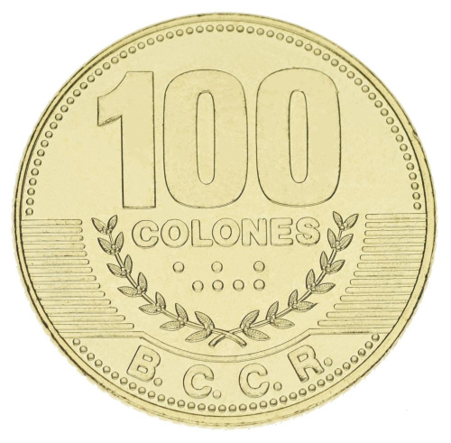 фото Коста-Рика 100 колонов 2014 UNC