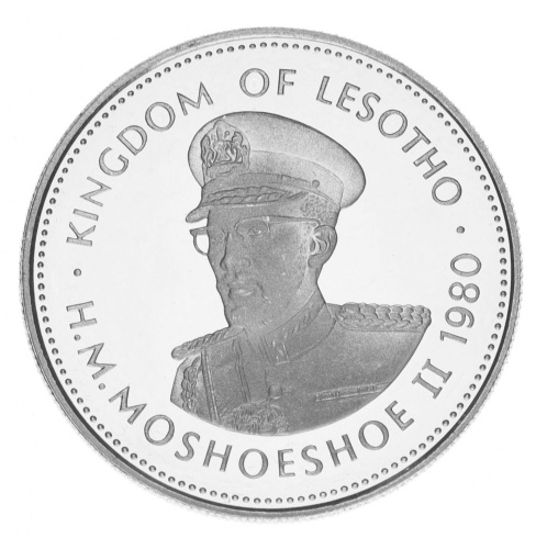 фото Лесото 50 лисенте 1980 UNC