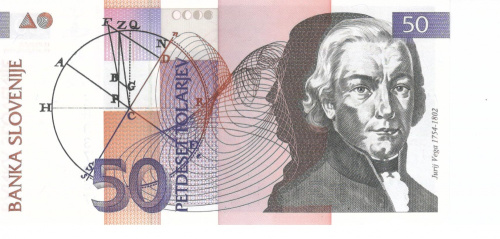 фото Словения 50 толаров 1992 UNC (P13)