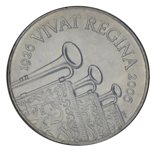 фото Великобритания 5 фунтов 2006 AU-UNC Виват Регина