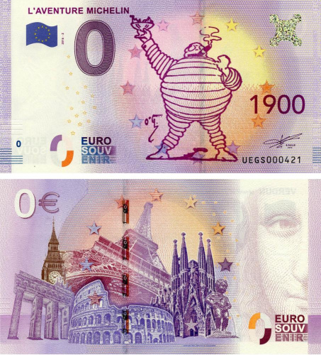 фото Франция 0 ЕВРО 2016 UNC Музей Мишлена