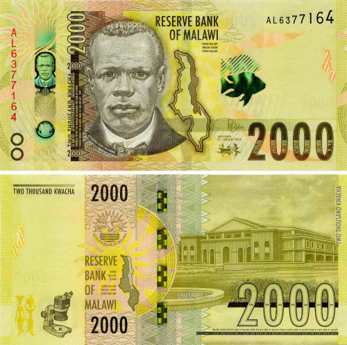 фото Малави 2000 квача 2018 UNC (P69)