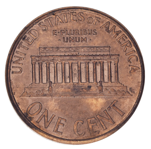 фото США 1 цент 2001 UNC Авраам Линкольн