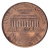 фото США 1 цент 2001 UNC Авраам Линкольн