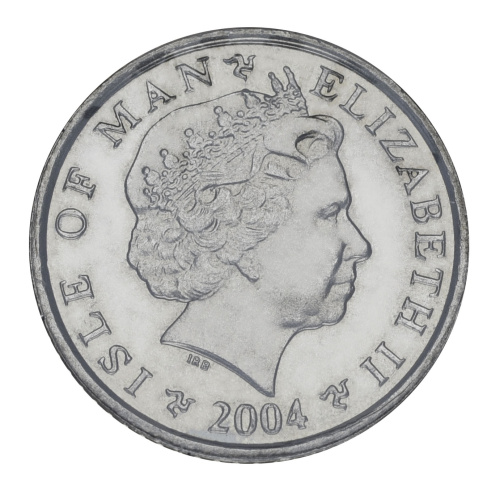 фото Остров Мэн 5 пенсов 2004 UNC Башня Убежища