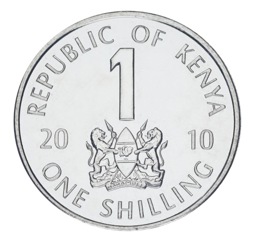 фото Кения 1 шиллинг 2010 UNC