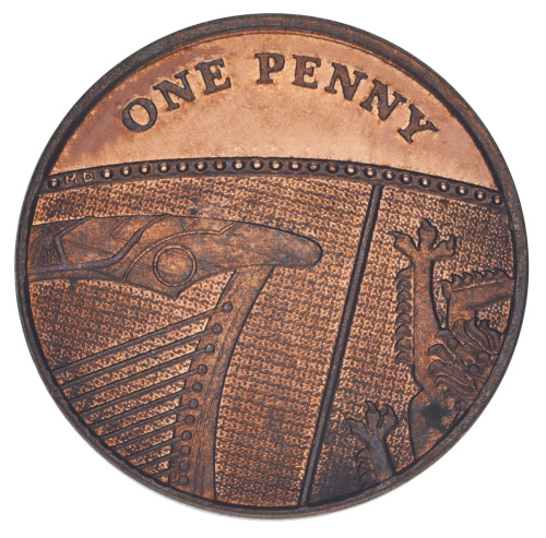 фото Великобритания 1 пенни 2014 F-VF