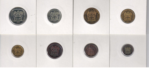 фото ЮАР набор из 8 монет 1992 UNC