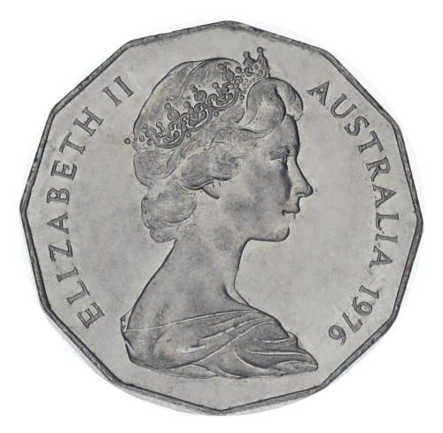фото Австралия 50 центов 1976 F-VF