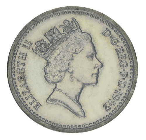 фото Великобритания 1 фунт 1992 F-VF