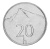 фото Словакия 20 геллеров 2002 UNC